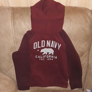 Old Navy hoodie, medium(8), boys, maroon